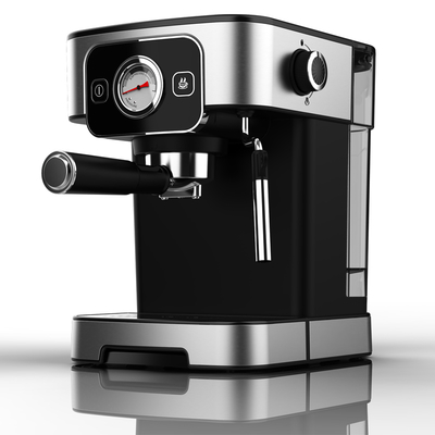 ANBOLIFE 2-in-1 Espresso Kaffeemaschine mit eingebautem Mahlwerk 2800W