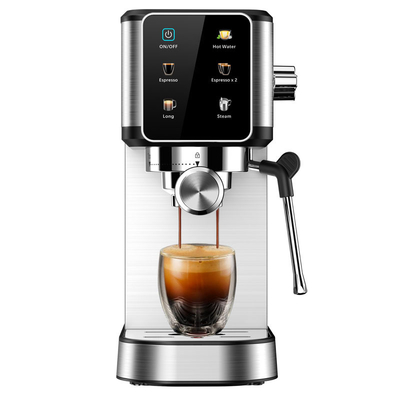 Anbolife BC5383 20 Bar halbautomatischer Espresso-Kaffeemaschine mit Milchbehälter