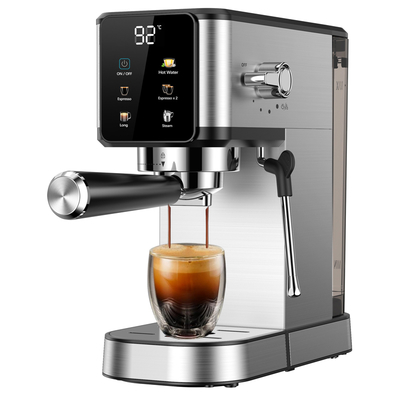 Anbolife BC5383 20 Bar halbautomatischer Espresso-Kaffeemaschine mit Milchbehälter