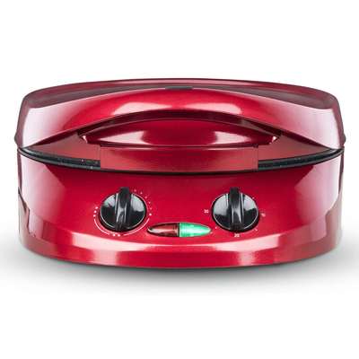 1400W Electric Pizza Maker with Non-Stick Aluminum Plate