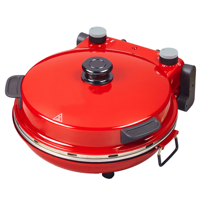 1400W Electric Pizza Maker with Non-Stick Aluminum Plate