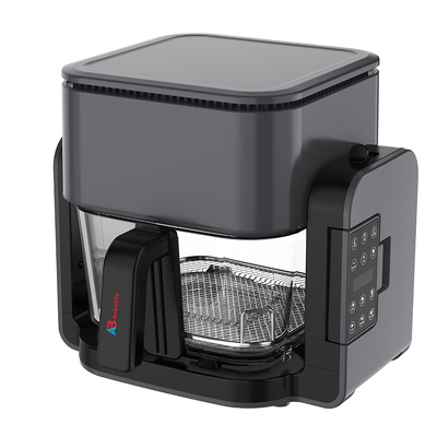 Anbolife 4L Digital Air Fryer mit 1,3L Grillpan 1500W