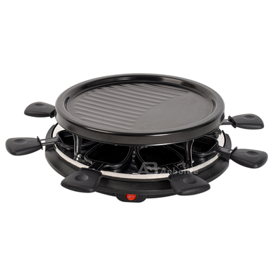 Anbolife 1500W Elektrischer Raclette-Grill mit Antihaftbeschichtung