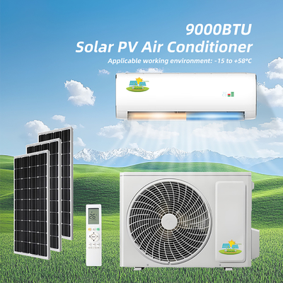9000-12000 BTU Solar-Klimaanlage mit 550W-Paneelen