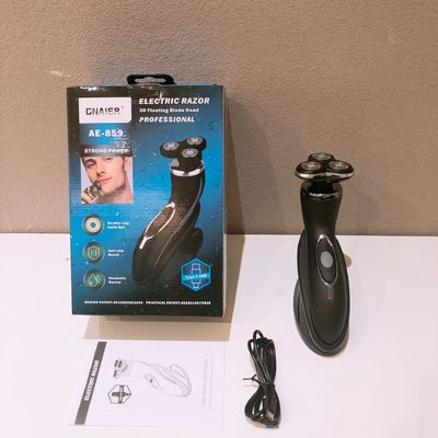 Elektrische Rasierer für Männer mit Edelstahlklinge und Plastikgriff für Gesichtsgebrauch
