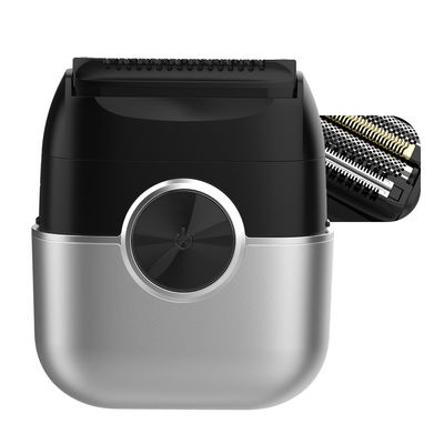 Tragbarer Mini-Elektrorasierer für Herren mit 4-Klingen-Magnet-Schwebesystem und 100 Minuten Arbeitszeit, betrieben von einem 300mAh Akku