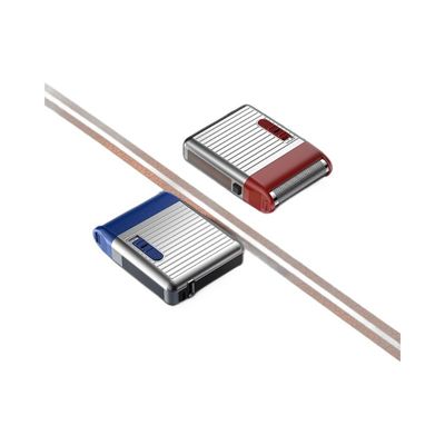 ANBOLIFE Mini Tragbarer Elektrischer Rasierer mit 60 Min. Betriebszeit, 1 Jahr Garantie und 5W Leistung, USB-Aufladbarer Rasierer