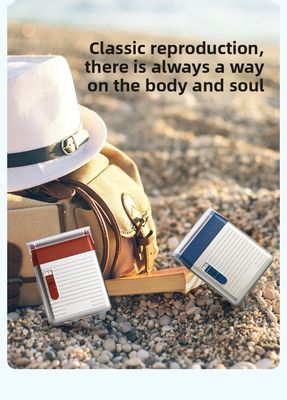 ANBOLIFE Mini Tragbarer Elektrischer Rasierer mit 60 Min. Betriebszeit, 1 Jahr Garantie und 5W Leistung, USB-Aufladbarer Rasierer