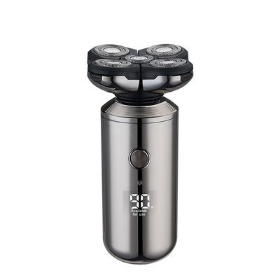 ANBOLIFE Smart Fünf-Klingen-Akku-Elektrorasierer mit Digitalanzeige, USB-betrieben und kostenlosen Ersatzteilen für Männer