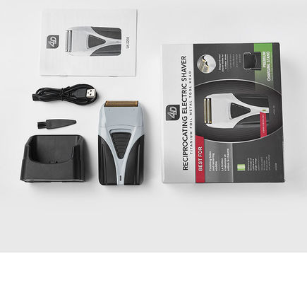 Wiederaufladbarer Elektrorasierer mit 1200mAh Akku und Digitalanzeige für die Herrenpflege