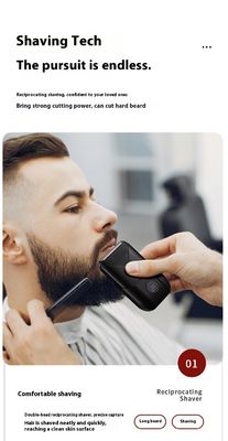 5V Power Twin Blade Elektro Rasierer mit Kunststoffgehäuse für das Rasieren von Männern