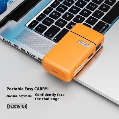 Mini-tragbare elektrische Rasierer mit 1,5 Stunden Ladezeit Kostenlose Ersatzteile und Kunststoffgehäuse für Männer