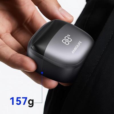 ANBOLIFE 6-Klingen Elektrorasierer mit magnetischer Saugfunktion und 900mAh Lithium-Batterie - IPX7 wasserdichter Folienrasierer für Herren