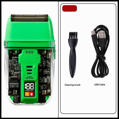 Professioneller Elektrorasierer mit 600 mAh Li-Ion-Akku, 1,5 Stunden Ladezeit und IPX4 Wasserdichtigkeit für Gesichts- und Körperanwendung von Männern