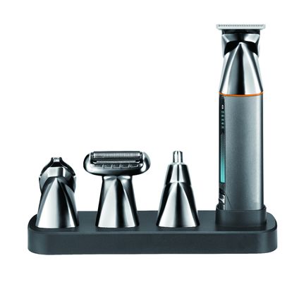 5-in-1-Multifunktions-Elektro-Haarschneider mit 1200mAh-Akku und 1 Jahr Garantie für schnelles Aufladen und voll waschbaren Ganzkörper-Haarschneider