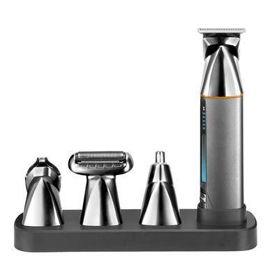 5-in-1-Multifunktions-Elektro-Haarschneider mit 1200mAh-Akku und 1 Jahr Garantie für schnelles Aufladen und voll waschbaren Ganzkörper-Haarschneider