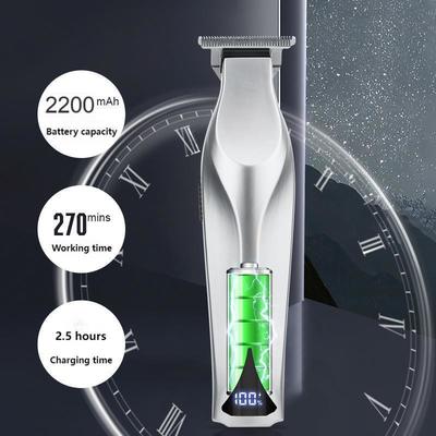 Professionelle Haarschneidemaschine mit 2200mAh Lithium-Batterie, LED-Anzeige und Geschenkbox-Verpackung