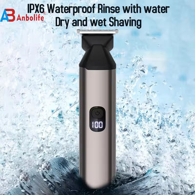 6-in-1 Multifunktions-Elektrorasierer mit IPX7 Wasserdichtigkeit und 1,5 Stunden Ladezeit für die Herrenpflege