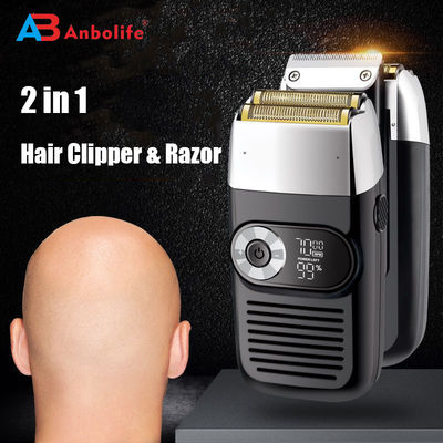 IPX7 wasserdichtes elektrisches Rasiermesser für Männer mit 600mAh-Batterie und 60-90min Arbeitszeit für den gesamten Körper