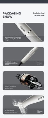 6-in-1 Multifunktionaler Elektrorasierer und Nasenhaartrimmer mit 1 Jahr Garantie und wiederaufladbarer USB-Stromversorgung