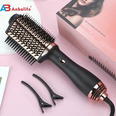 2-in-1-Titan-Haarbürstenstyling mit 1200 W-Leistung 3 Temperaturstufen und 2 Geschwindigkeitseinstellungen für ein einfaches Haarstyling