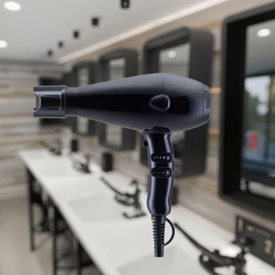 Professioneller Haartrockner mit 220-240V verstellbarem Wechselstrommotor, 2 Geschwindigkeits- und 3 Wärmeeinstellungen