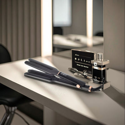 Extra-Langes Schwimmblatt-Haargerad mit 10 Wärme-Einstellungen und 13,7*110mm Keramikplatten