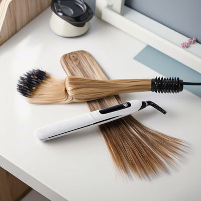 Professioneller Haarglätter und Glätteisen mit 10 Temperatureinstellungen, 130-230°C Bereich und Teflonplatten für glattes, frizzfreies Haar