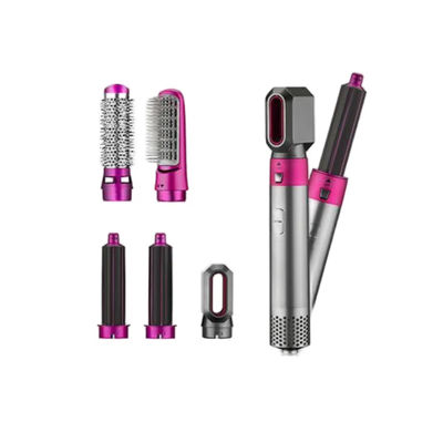 5-in-1 elektrischer Haarstyler und Haartrocknerbürste mit 50~60Hz Frequenz und 1 Jahr Garantie für schnelles Trocknen, Volumen, Locken und Glätten