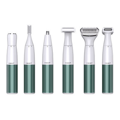 6-in-1- Multifunktionales Frauen-Rasierer-Epilator-Set mit 1200mAh-Batterie Edelstahlklinge und kostenlosen Ersatzteilen