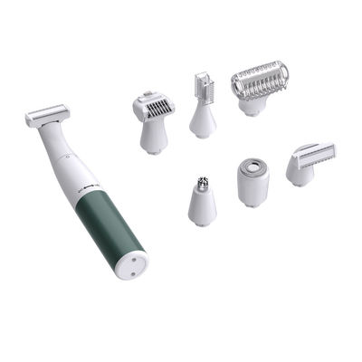 6-in-1- Multifunktionales Frauen-Rasierer-Epilator-Set mit 1200mAh-Batterie Edelstahlklinge und kostenlosen Ersatzteilen