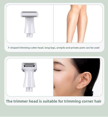 6-in-1- Multifunktionales Frauen-Rasierer-Epilator-Set mit 1200mAh-Batterie Edelstahlklinge und kostenlosen Ersatzteilen