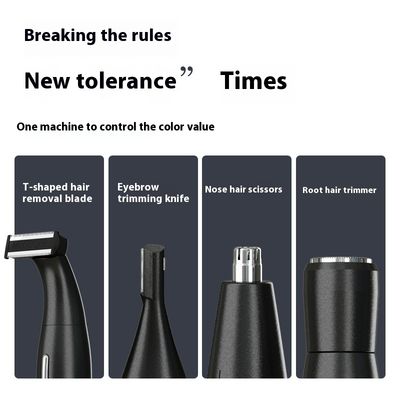 USB-Wiederaufladbare elektrische Rasierer mit 600mAh-Batterie und 90min Runtime Edelstahlblätter Personal Groomer