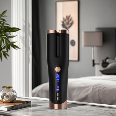 Kabellose Keramik-Haarkurbel mit 4 Temperatur-Einstellungen und schneller Erwärmung für alle Haartypen