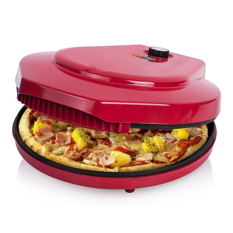 Fabrik-Direktpreis 12 Zoll nicht klebender Calzone-Pizza-Ofen in Red Home Verwenden Sie Fast FunElektrische Multi-Pizza-Macher