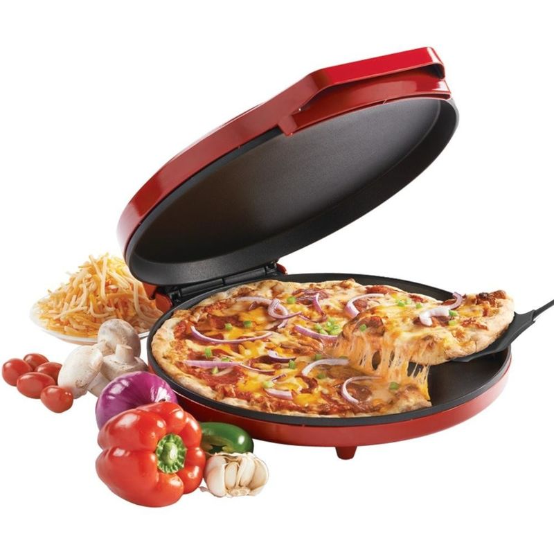 Neue elektrische Pizza-Maschine, tragbare, hochwertige, multifunktionale elektrische Pizza-Sandwich-Ofen/Pizza-Pfanne