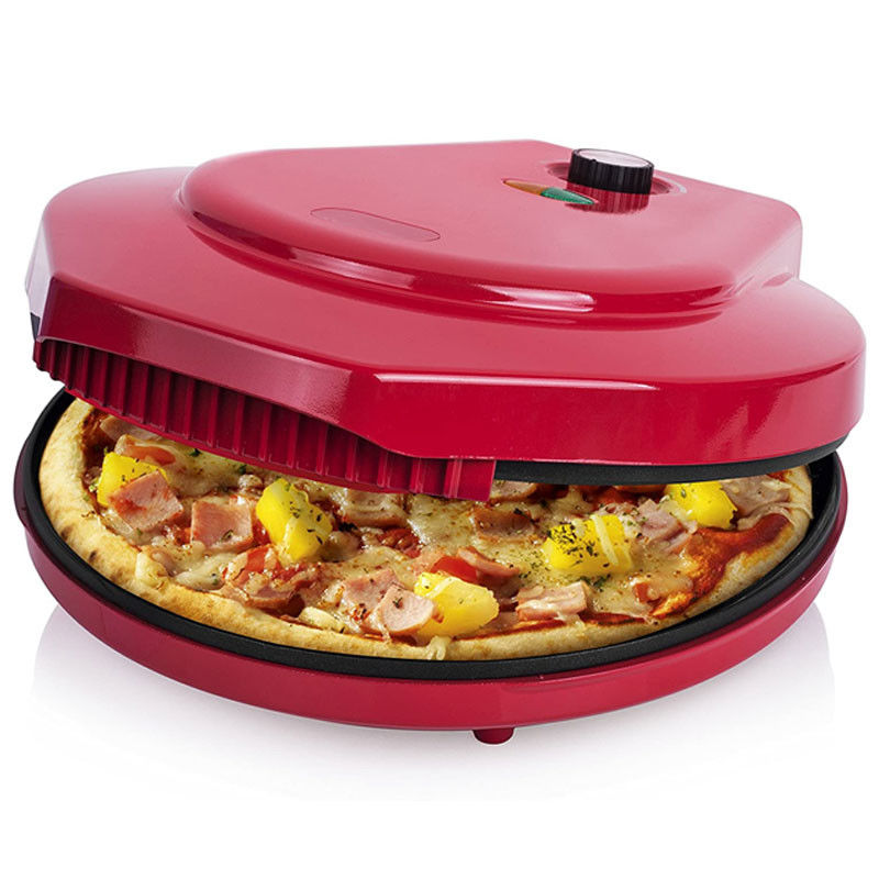 Nichtklebende 12-Zoll-Pizza-Maschine für Zuhause 1450W elektrischer Pizza-Ofen