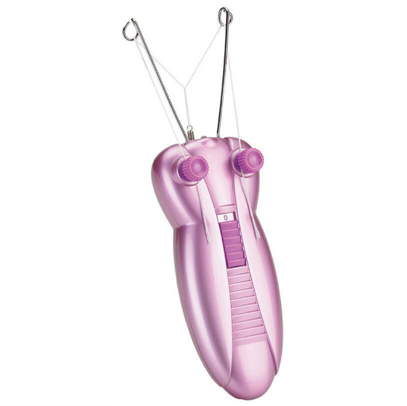 Lady Men Bee Elektrischer Gesichts-Epilator Baumwollnadel Lose Power mit Indikator Leicht schmerzloser Haarentferner