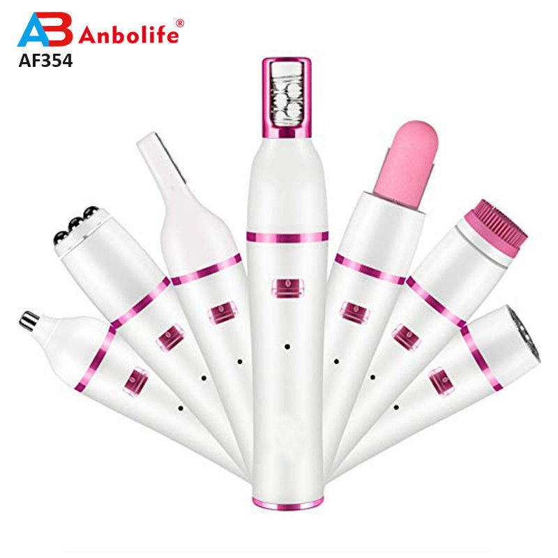 7 in 1 Damen Körperpflege-Produkte Elektrische Maniküre Set Augenbraue Nase Trimmer Frauen Pflege-Kit