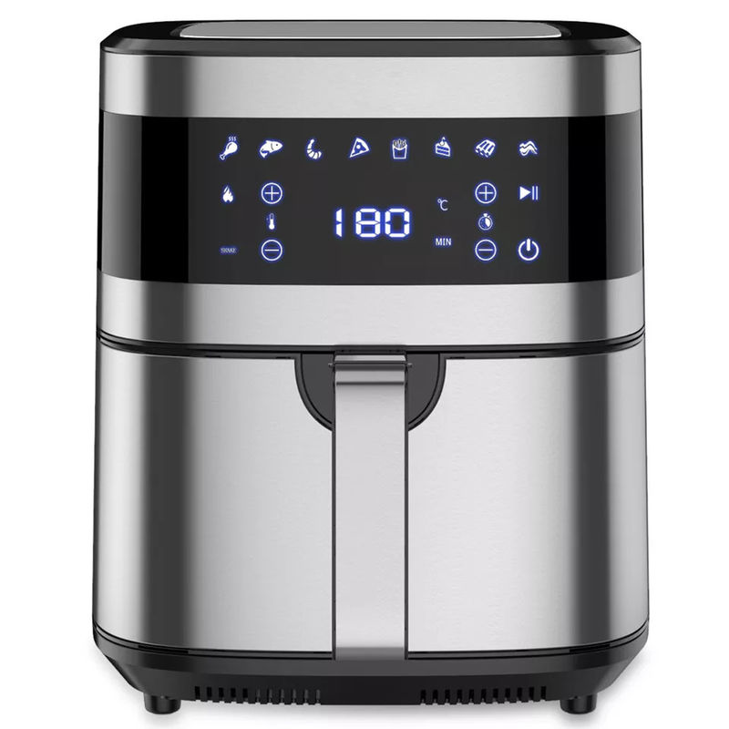 Automatische XL-Luftbrühe 8L 7L 6.5L 5L Großleistung gesundes Öl freies Kochen Elektrische Tiefluftbrühe
