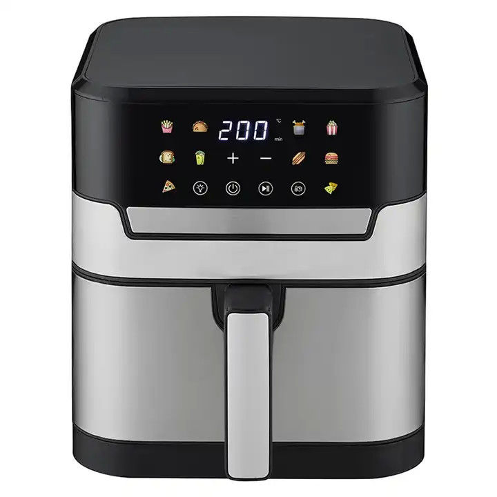 Smart Touch Screen Schönes 6qt Digitales Luftbrenner 8 In 1 Mahlzeitenfrei Elektrisch Tief heiß