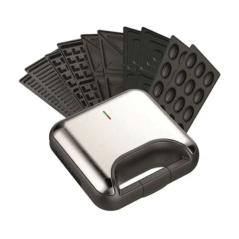 Multifunktions 9 7 8 6 5 4 3 In 1 Trennbarer Elektrischer Mini-Waffelfabrikant Frühstücksbrot