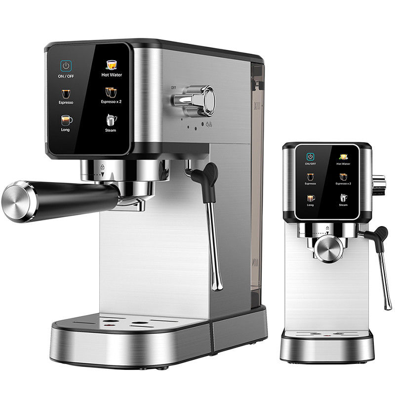 Automatische digitale Heimthermoblock Heizung Expresso Kaffeemaschine Dampfdampfmaschine Smart Portable italienische Espresso Kaffeemaschine
