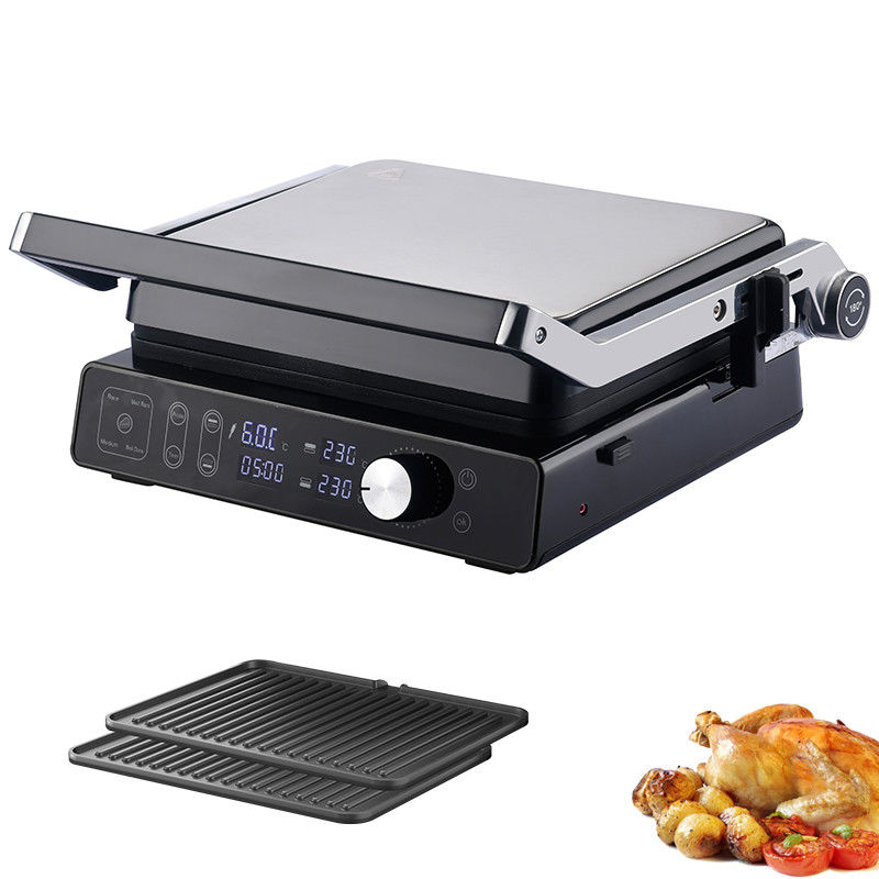 2000W Digital Display Elektrische Kochplatte Kühlberührung Sicherer Griff mit Tropfschachtel für Öl Sammlung Elektrische Grills &amp; Griddles