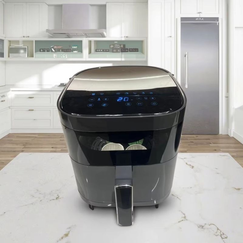 6l Smart Air Fryer Ofen Edelstahl Multifunktionelle Kleine Quadrat gesunde Elektro für den Haushalt