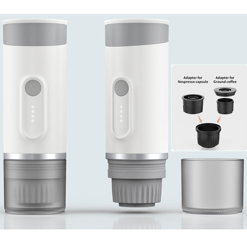 Anbolife BC08 Tragbarer Espresso-Kaffeezubereiter 15 Bar Edelstahl